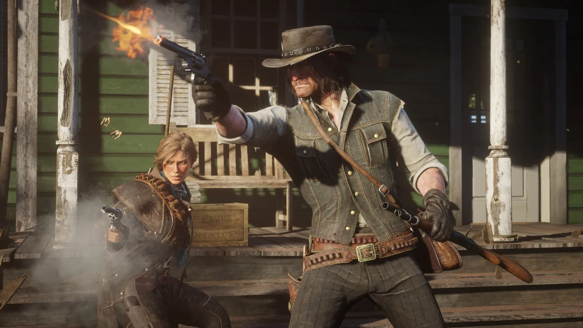 Red Dead Redemption 2 in-game hardware test capture